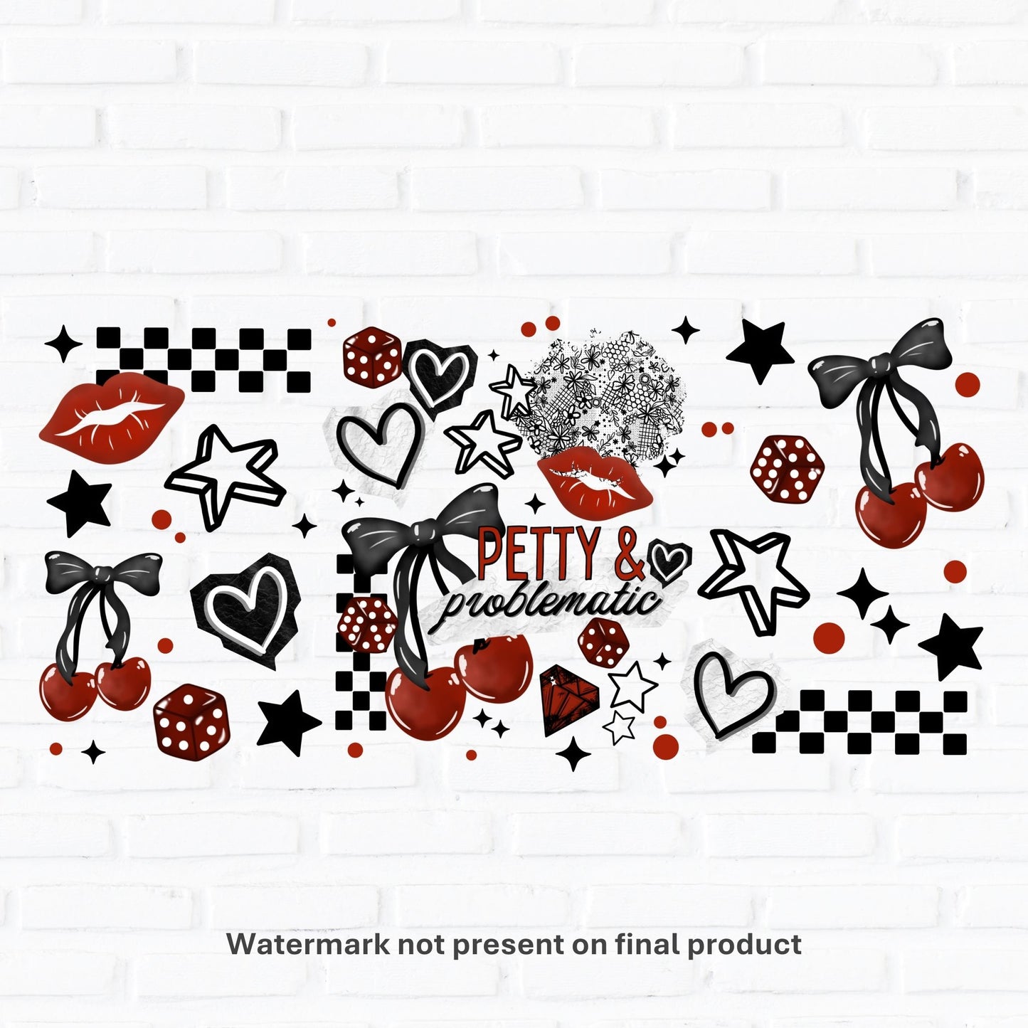 Pretty & Problematic | UV DTF Wrap