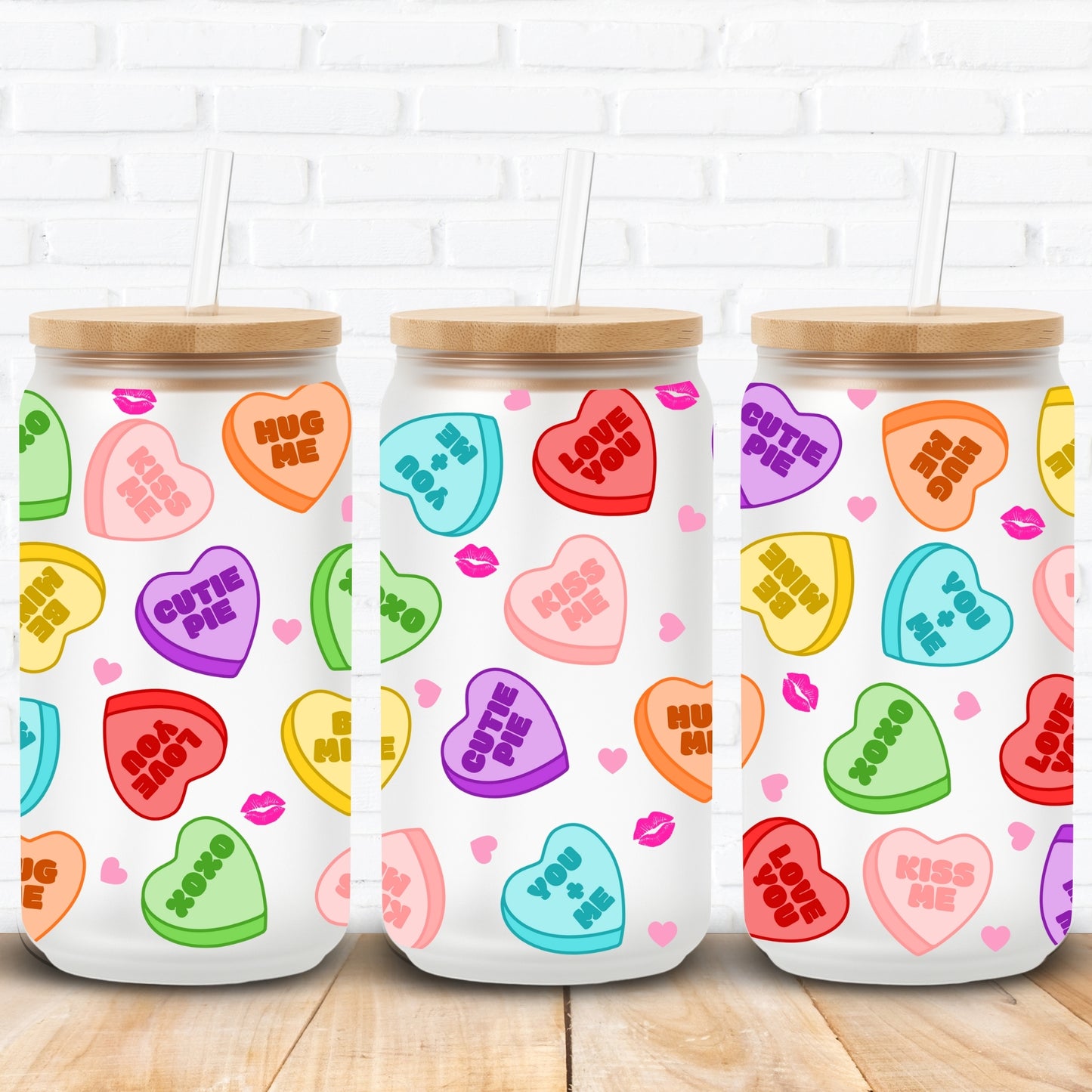 Sweet Love Hearts | UV DTF Wrap