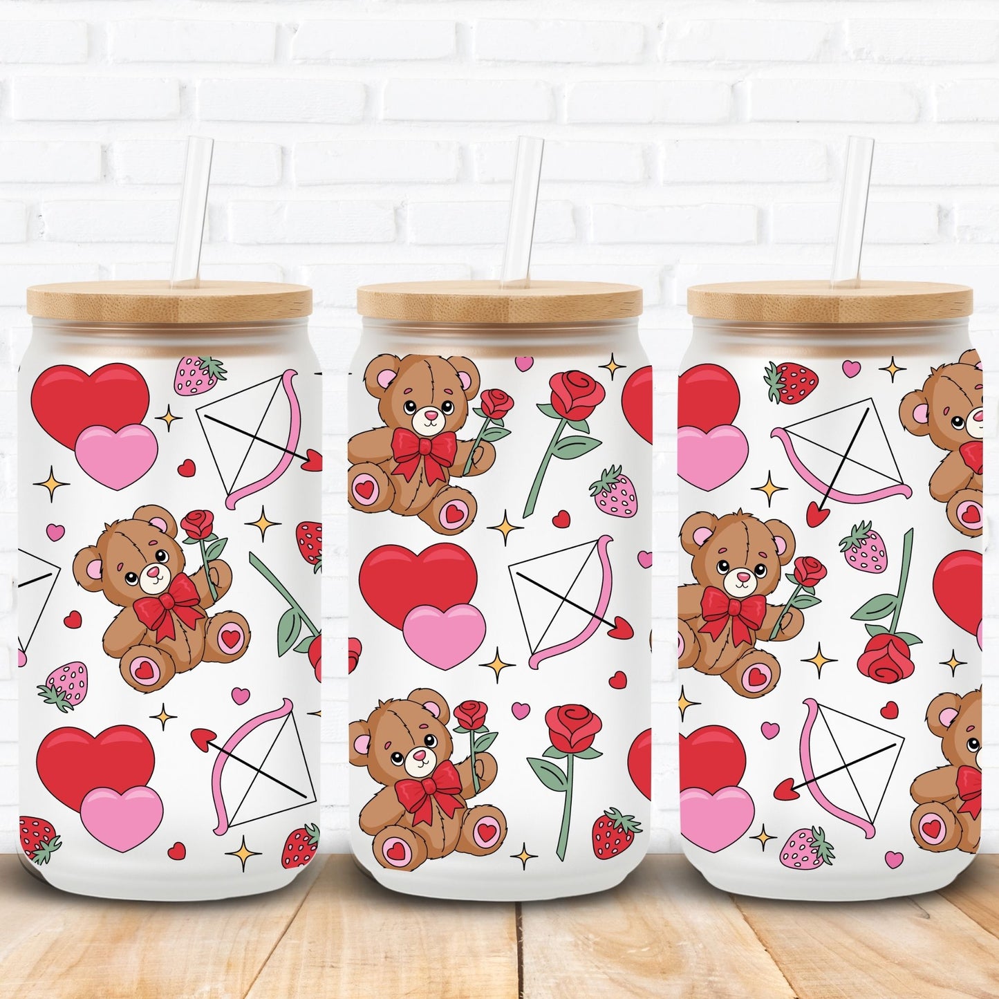 Love You Beary Much | UV DTF Wrap