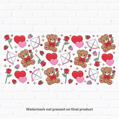 Love You Beary Much | UV DTF Wrap