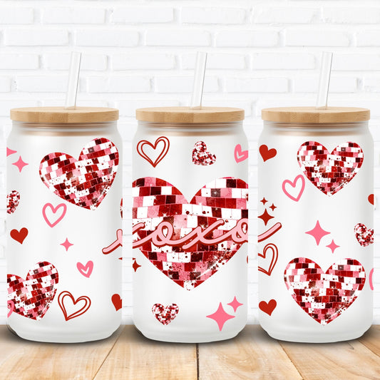 Disco Heart | UV DTF Wrap