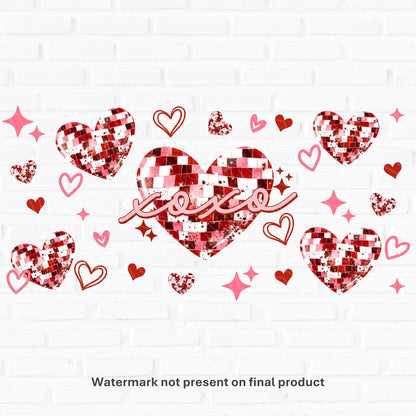 Disco Heart | UV DTF Wrap