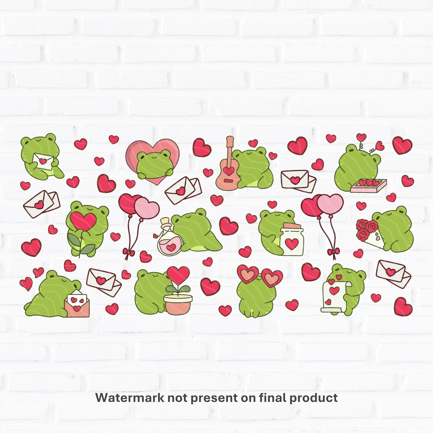 Froggy Love | UV DTF Wrap