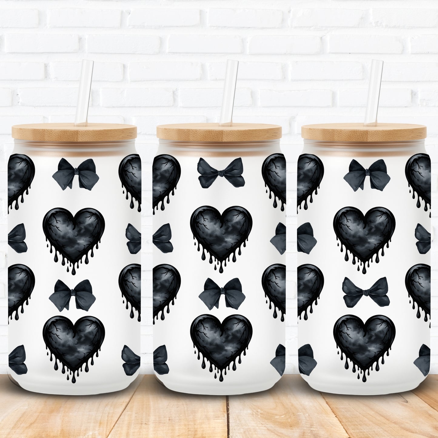 Gothic Hearts | UV DTF Wrap