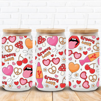 Groovy Love | UV DTF Wrap