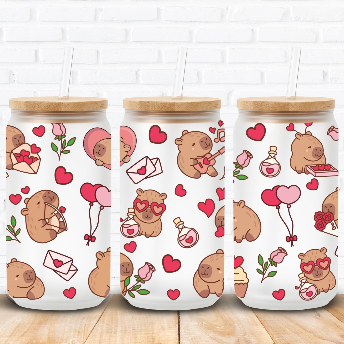 Capybara Love | UV DTF Wrap