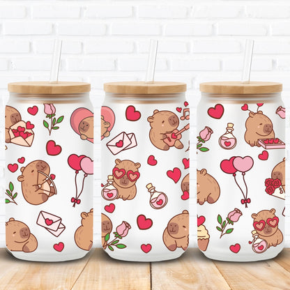 Capybara Love | UV DTF Wrap