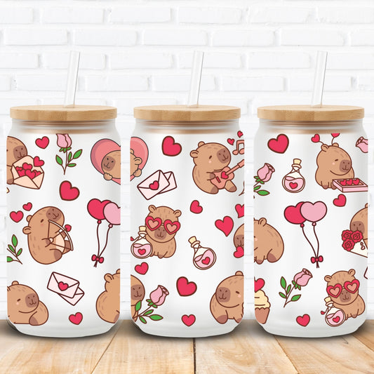 Capybara Love | UV DTF Wrap