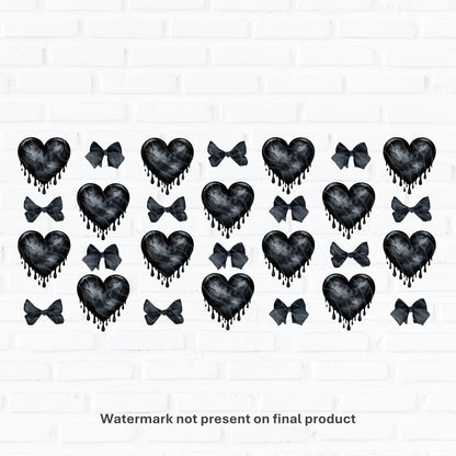 Gothic Hearts | UV DTF Wrap