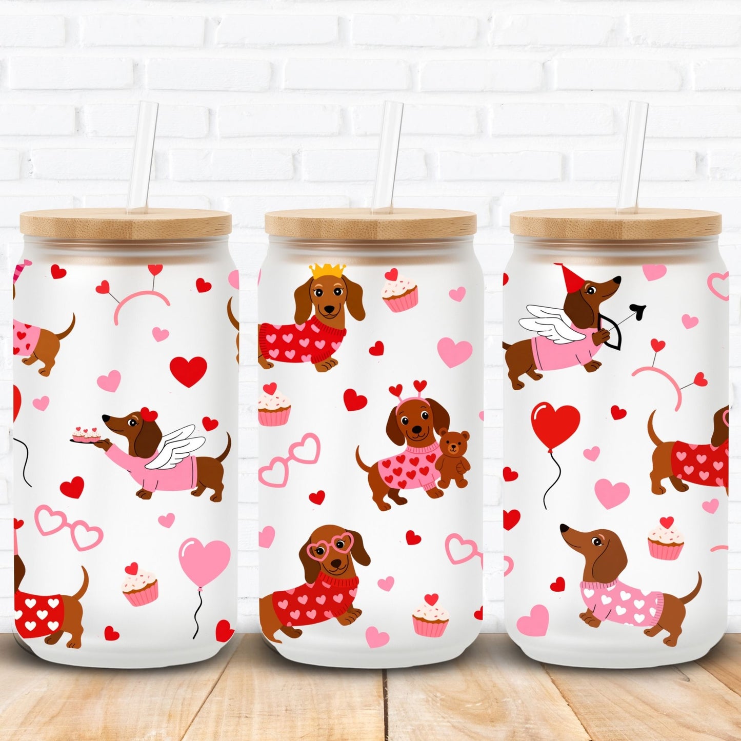 Dachshund Love | UV DTF Wrap