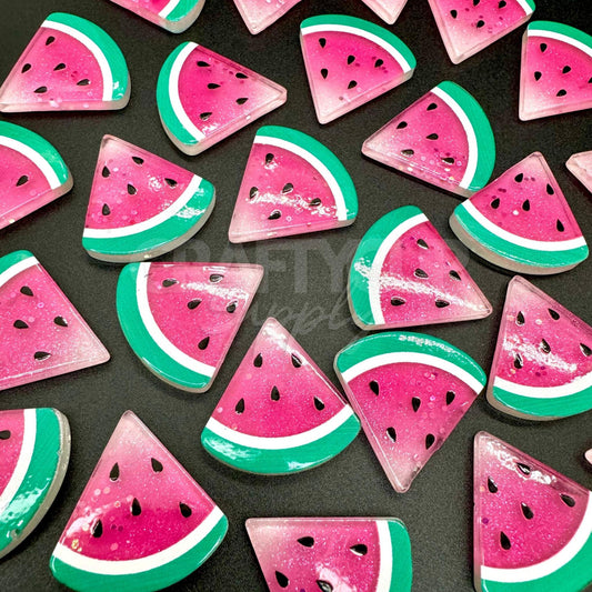 watermelon slice cabochons