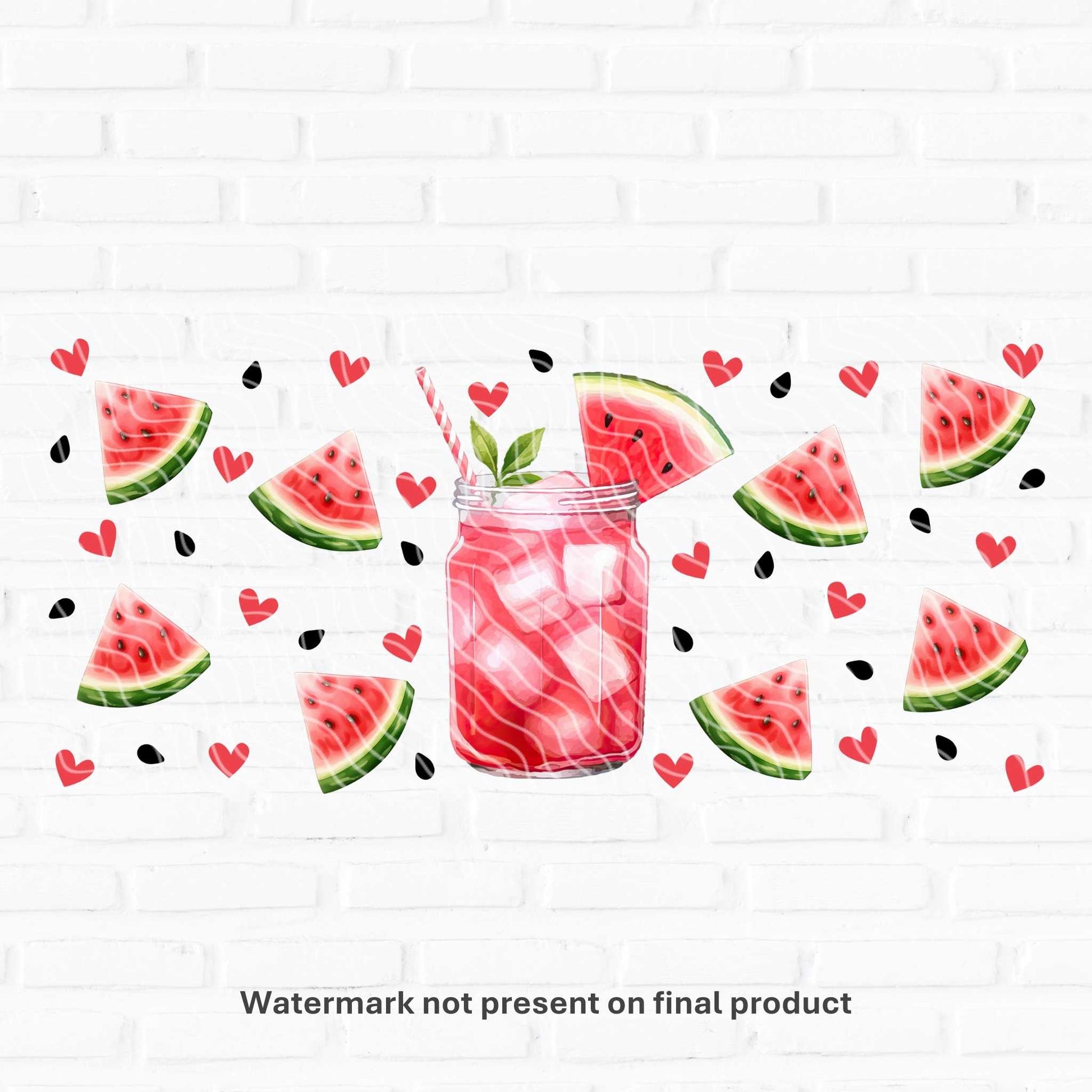 watermelon cup wrap prints