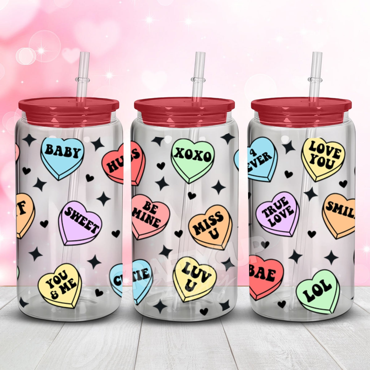 valentines day uv dtf wraps for cups