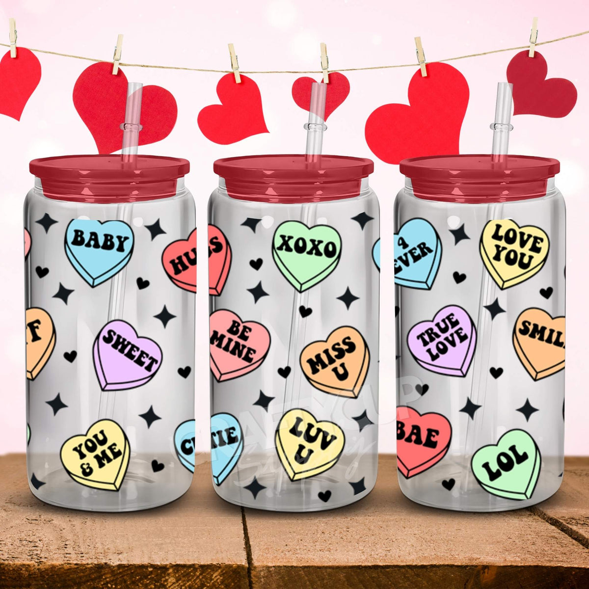 valentines day uv dtf wraps for cups