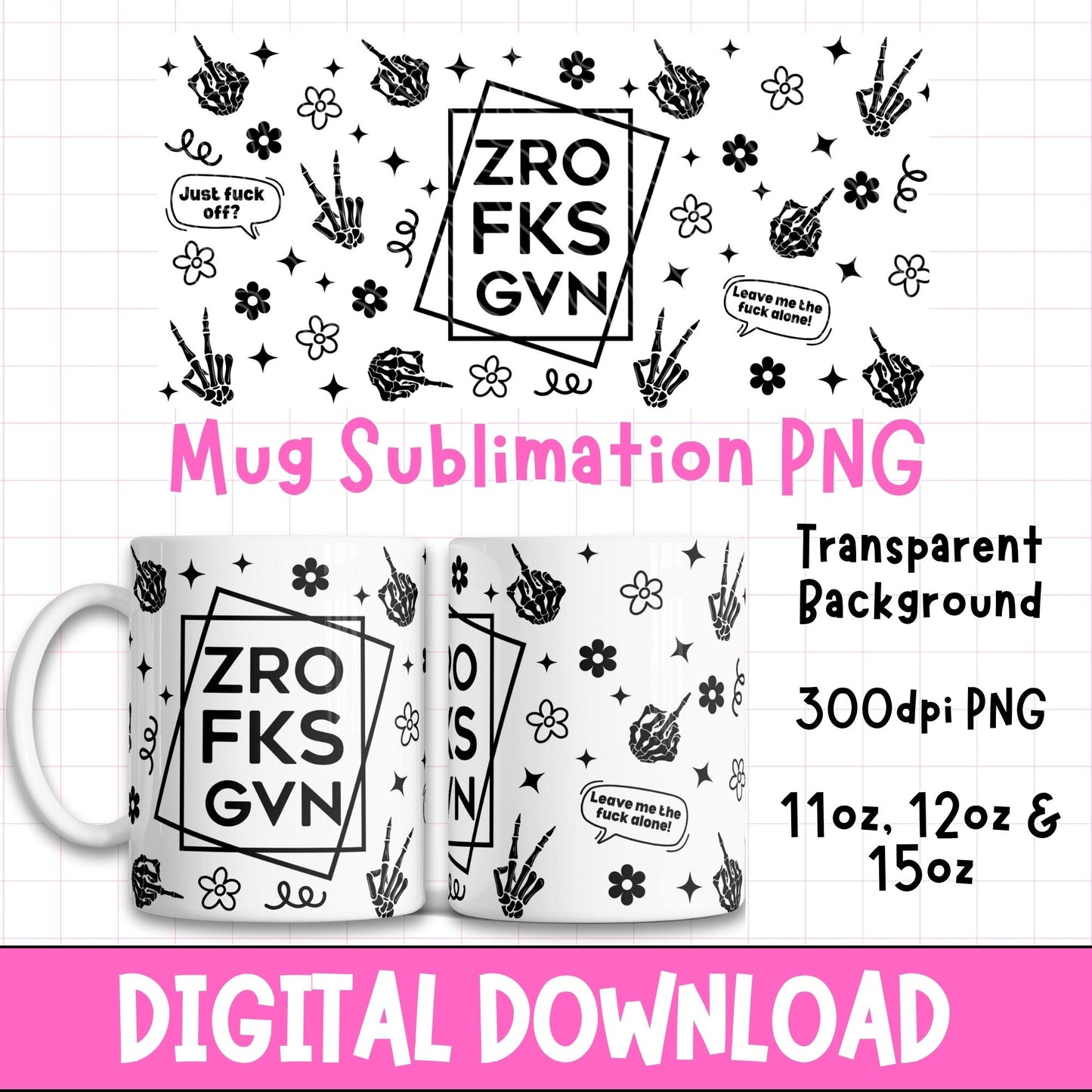 Zero Fucks Given | Digital Download