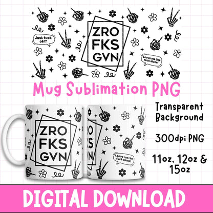 Zero Fucks Given | Digital Download