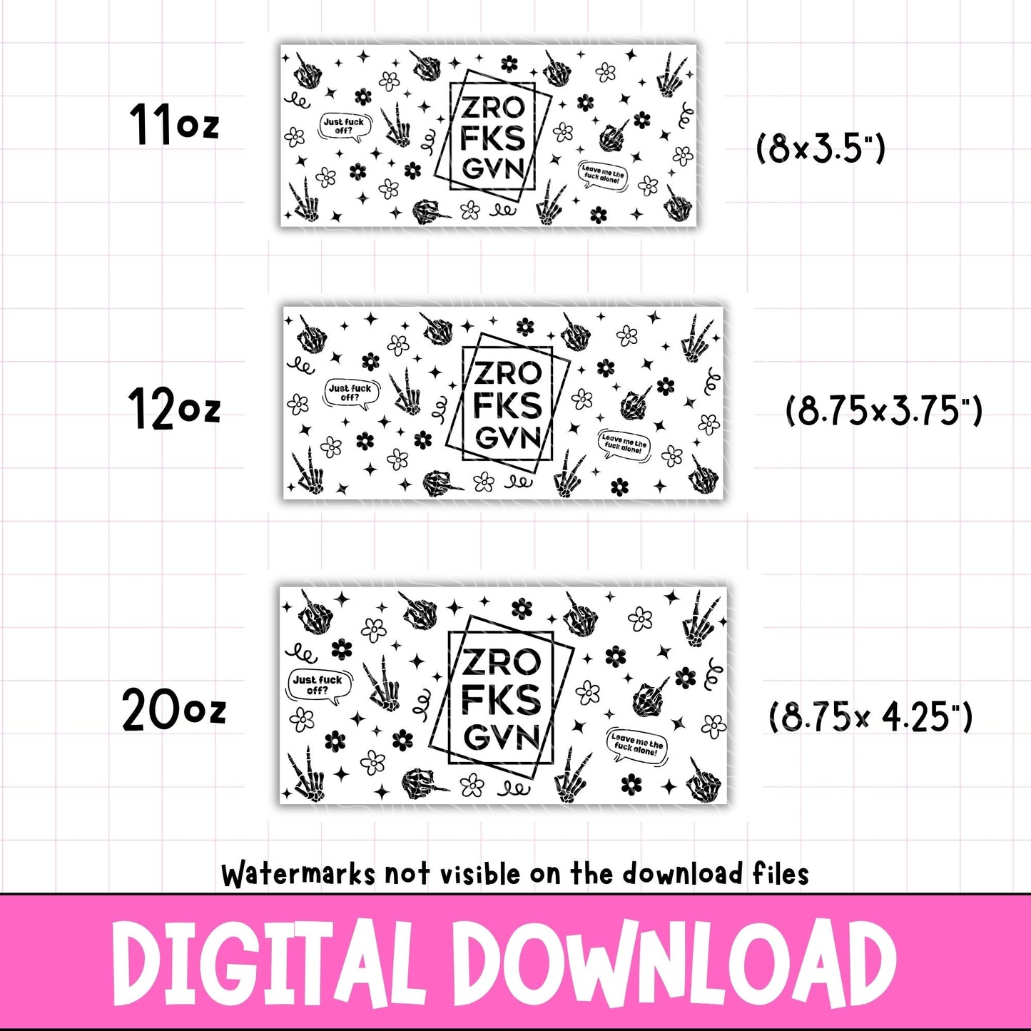 Zero Fucks Given | Digital Download