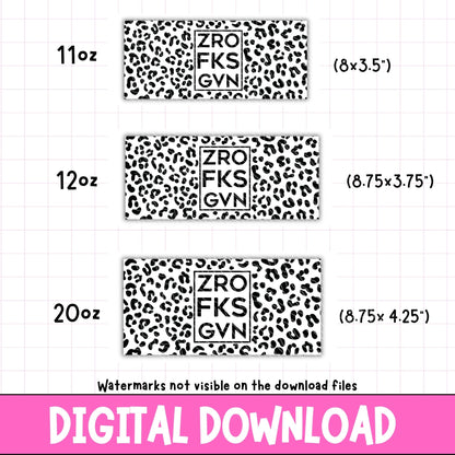 Zero Fucks Given | Digital Download