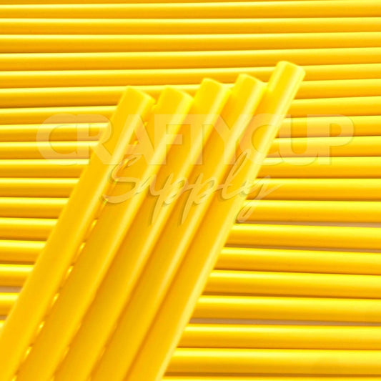 reusable yellow straws