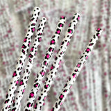 Pink Leopard Straw