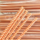 Orange Chevron Straw