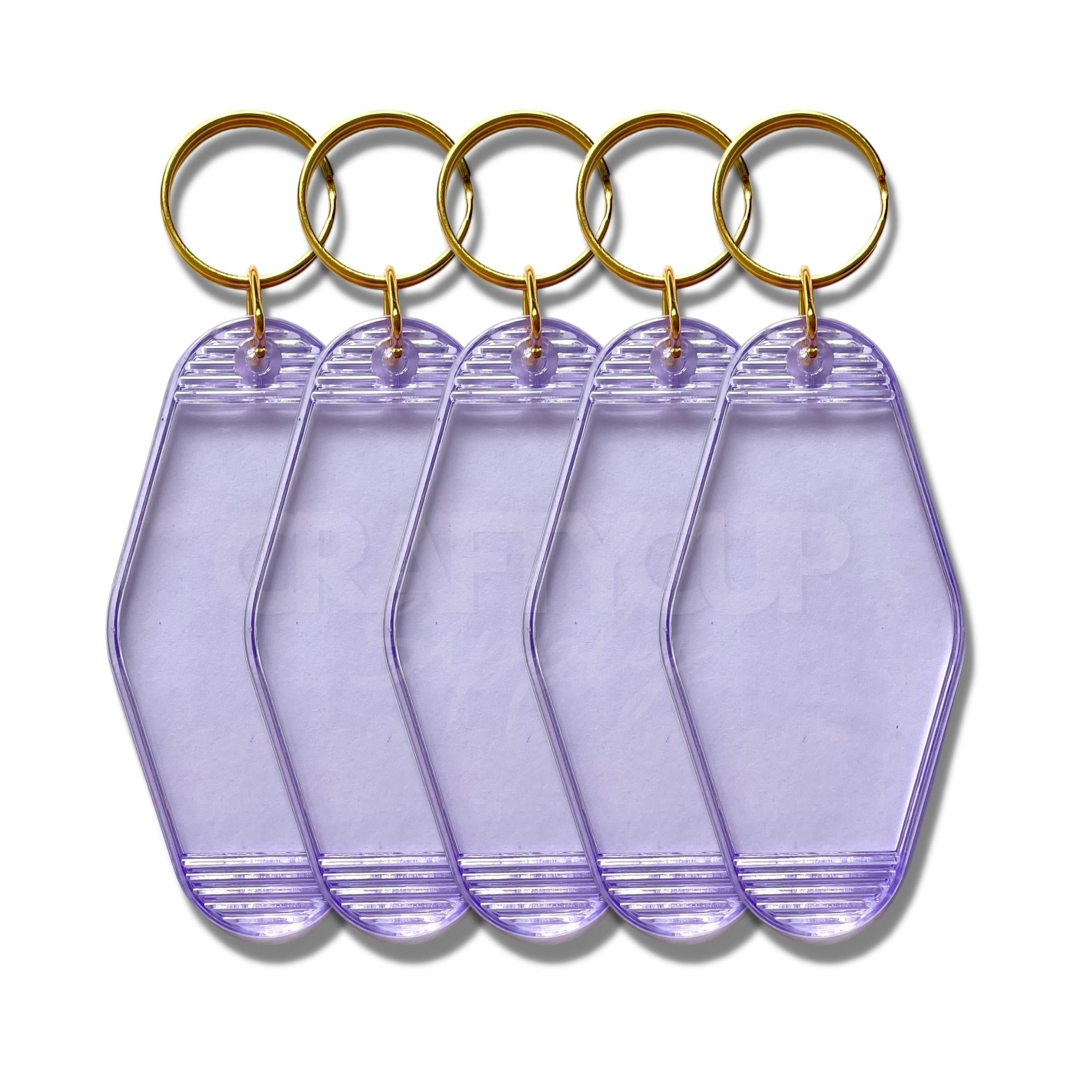 clear motel keyrings uk stock supplier