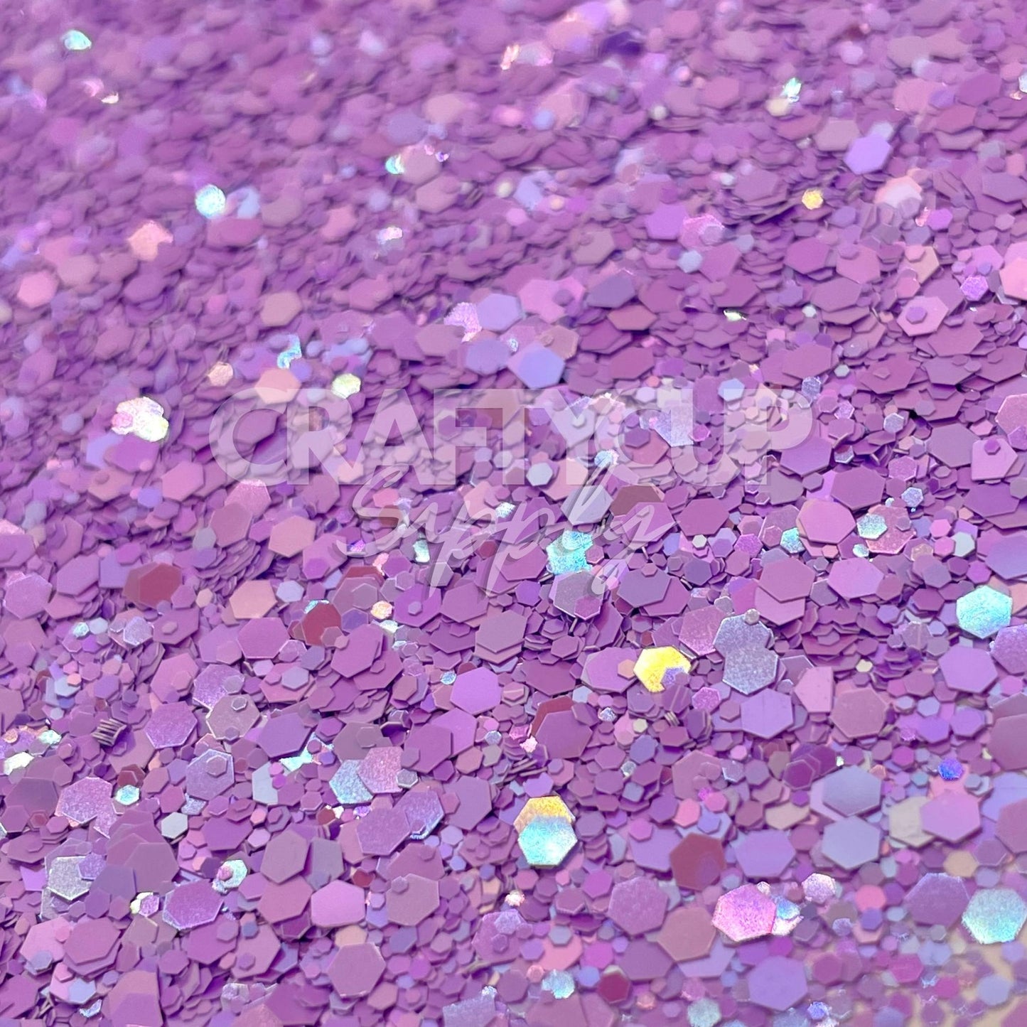 Purple glitter mix