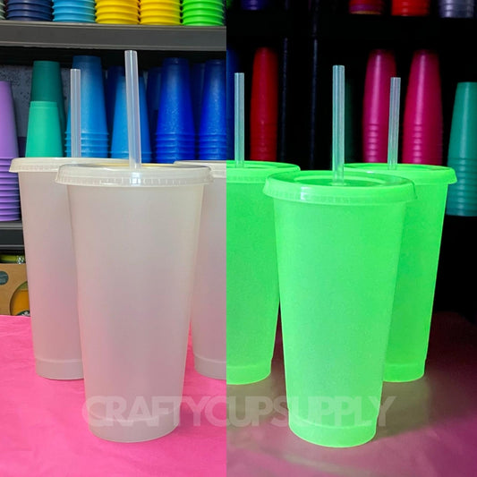 glow in the dark cold cups