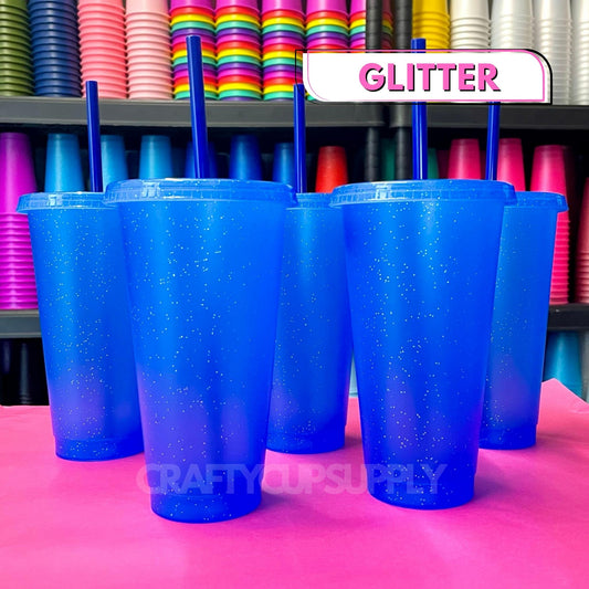 Dark blue glitter cups for vinyl uk wholesale