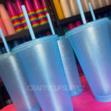 glitter cold cups with lids