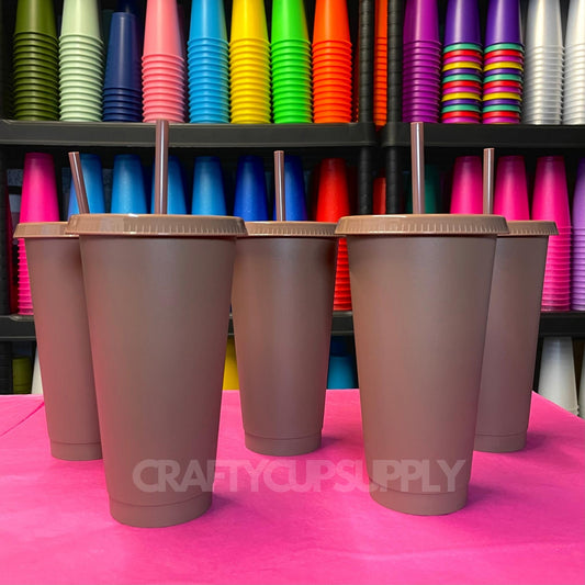 coffee brown cold cups uk blanks