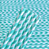 Blue Chevron Straw