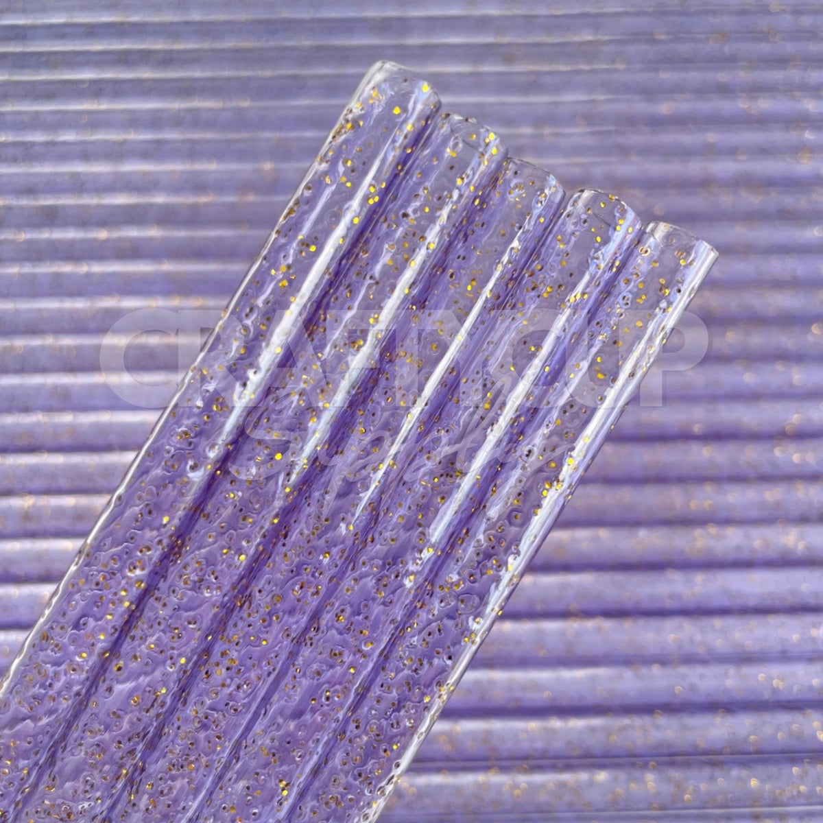 glitter reusable straws