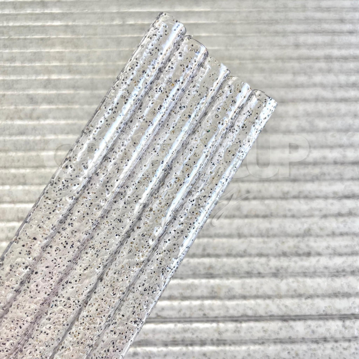 glitter reusable straws