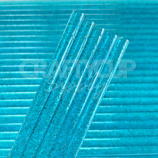 glitter reusable plastic straws