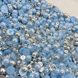 Blue Skies - Pearl & Rhinestone Mix (25g)