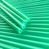 Heart Shape Green Straw