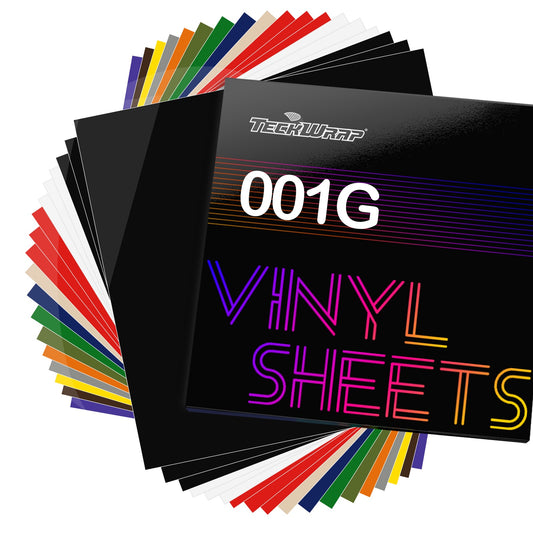 Teckwrap Craft Glow in the Dark Adhesive Vinyl 6 Sheets 