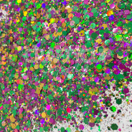 multicolour glitter mix uk stock
