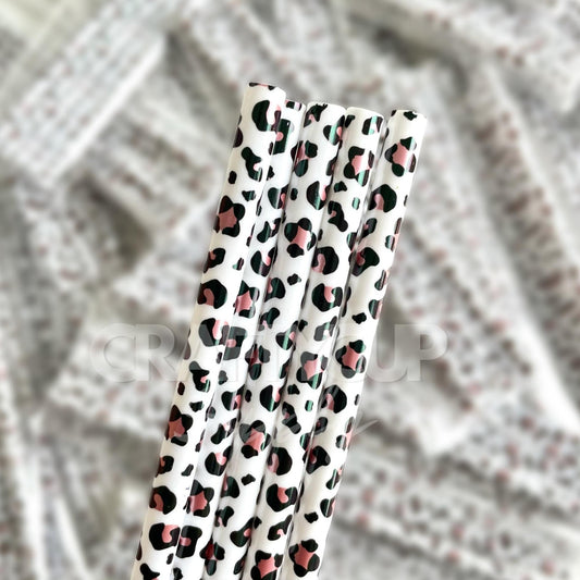 rose gold reusable straws