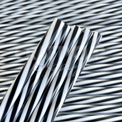 stripe reusable straws