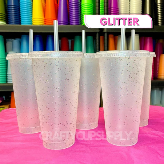 Rainbow glitter cold cups uk Teckwrap vinyl crafting