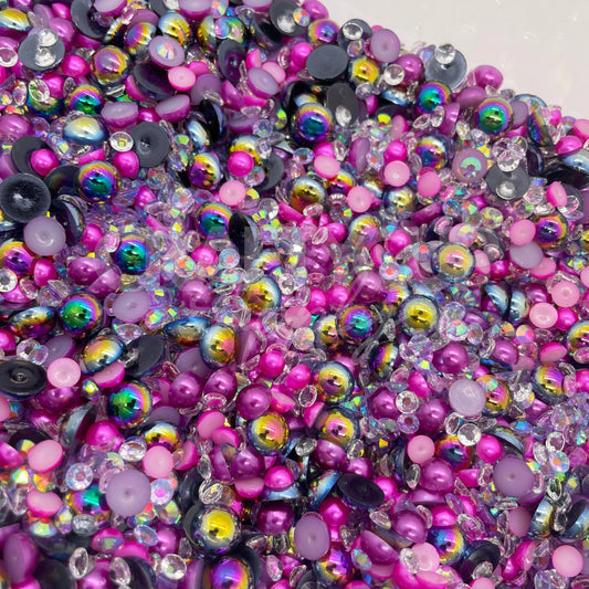 Queen of Mean - Pearl & Rhinestone Mix (25g)