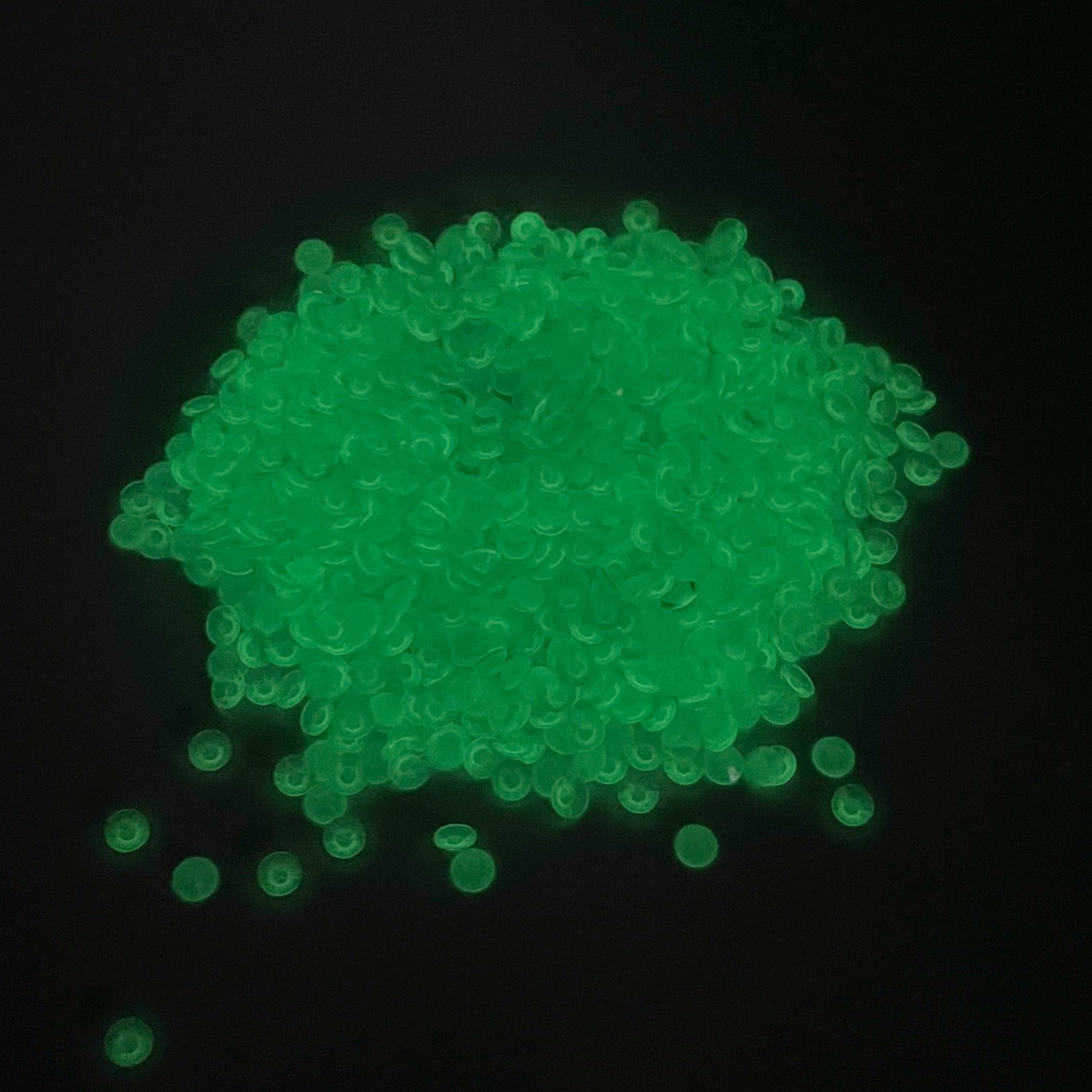 Glow In The Dark Clear Peridot Rhinestones - 3mm | 4mm | 5mm (28g)