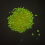 Glow In The Dark Clear Orange Rhinestones (28g)