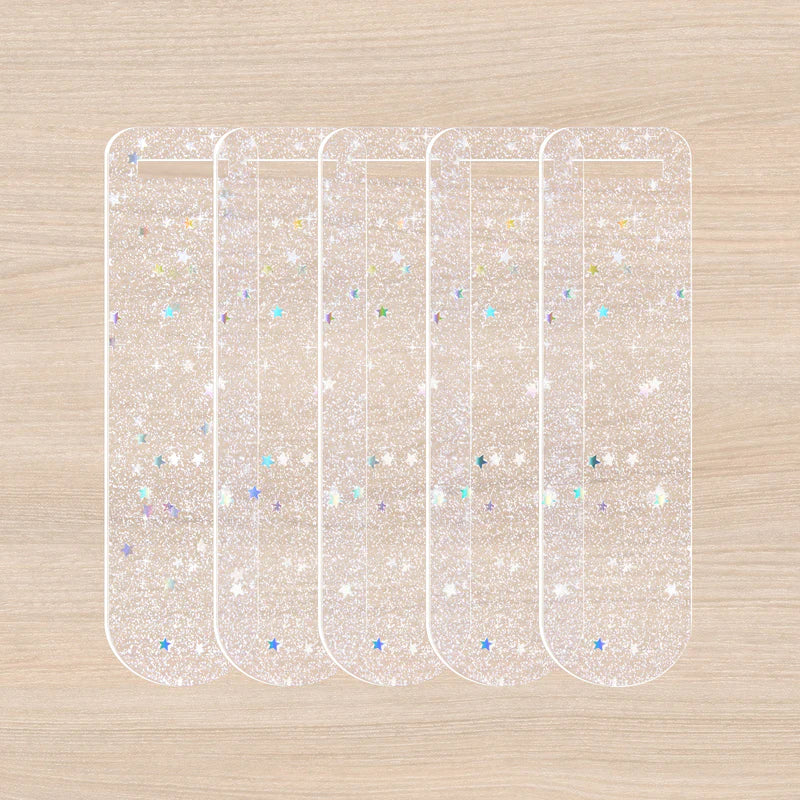 teckwrap glitter bookmarks
