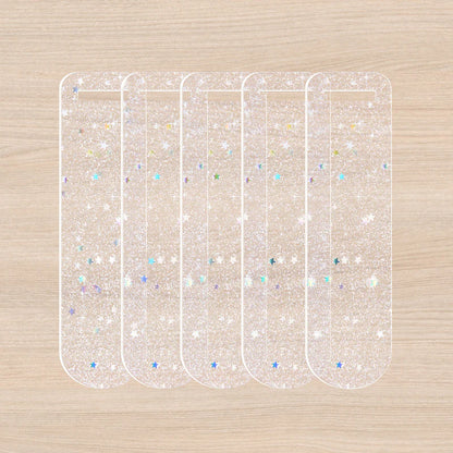 teckwrap glitter bookmarks